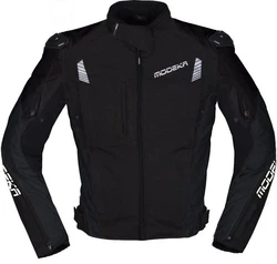 Modeka Motorradjacke Lineos Schwarz/Rot/Weiß/Gelb