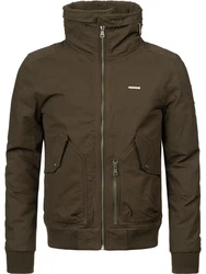Navahoo Winterjacke Jim Khaki/Dunkelgrün
