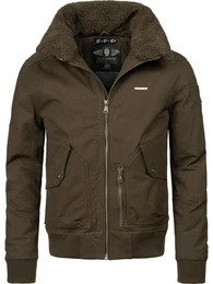 Winterjacke Jim stylische Winter Bomberjacke Baumwolljacke