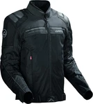 DANE Motorradjacke Solrig Schwarz/Grau/Dunkelgrau