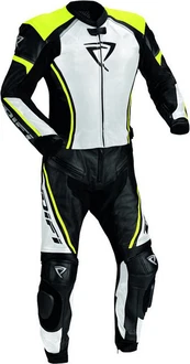 DIFI Motorradkombi Suzuka 2-Teiler Grün/Weiß/Neonfarben/Schwarz