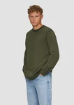 QS Strickpullover Dunkelgrün/Grün/Khaki