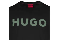 HUGO T-Shirt Dulivio Dunkelgrün/Schwarz/Grün