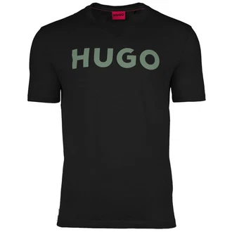 HUGO T-Shirt Dulivio Dunkelgrün/Schwarz/Grün