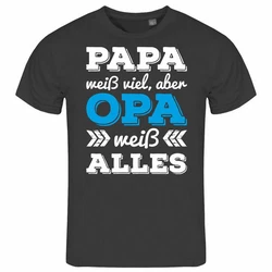 deinshirt Print-Shirt Herren T-Shirt Papa Opa Funshirt mit Motiv Hellblau/Türkis