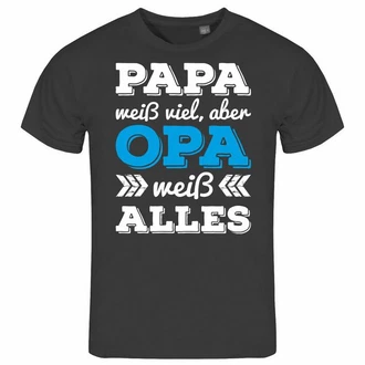 deinshirt Print-Shirt Herren T-Shirt Papa Opa Funshirt mit Motiv Hellblau/Türkis deinshirt Print-Shirt Herren T-Shirt Papa Opa Funshirt mit Motiv Hellblau/Türkis