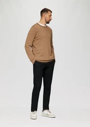 Stoffhose Chino mit Straight Leg