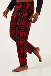 Buratti Pyjama Regular Fit (2 tlg) Rot/Dunkelrot/Schwarz
