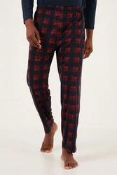 Buratti Pyjama Regular Fit (2 tlg) Dunkelrot/Rot/Hellblau/Lila
