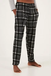 Buratti Pyjama Regular Fit (2 tlg) Dunkelgrün/Grau/Grün/Gelb