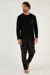 Buratti Pyjama Regular Fit Schwarz