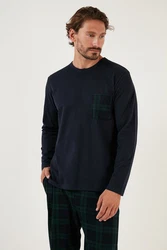 Buratti Pyjama Regular Fit Dunkelgrün/Grün