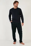 Buratti Pyjama Regular Fit Dunkelgrün/Grün