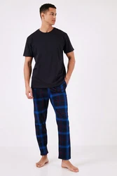 Buratti Schlafanzug Regular Fit Lila/Blau/Dunkelblau/Hellblau