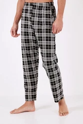 Buratti Pyjama Regular Fit Schwarz/Grau