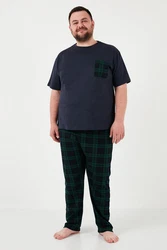 Buratti Pyjama (2 tlg) Blau/Grün/Dunkelgrün/Türkis