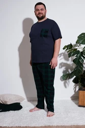 Buratti Pyjama (2 tlg) Blau/Grün/Dunkelgrün/Türkis