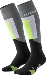 Strmpfe thermo socks, skiing, tall GREY/BLACK
