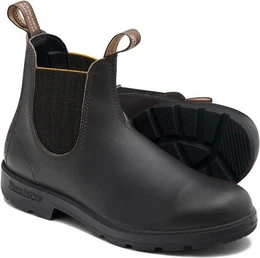 #2403 Brown Leather With Mustard Elastic (Originals Series) Stiefel