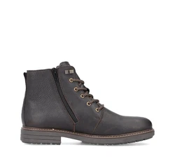 Rieker Winterstiefelette Schnürstiefelette (MIT WASSERABWEISENDER TEX-AUSSTATTUNG) Dunkelbraun/Braun/Schwarz/Dunkelblau/Grau/Dunkelgrau/Dunkelgrün