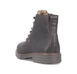 Rieker Winterstiefelette Schnürstiefelette (MIT WASSERABWEISENDER TEX-AUSSTATTUNG) Dunkelbraun/Braun/Schwarz/Dunkelblau/Grau/Dunkelgrau/Dunkelgrün