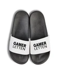 Youth Designz Herren Damen Badelatschen Gamer Letten Silber/Braun/Lila/Gelb/Weiß