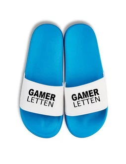 Youth Designz Herren Damen Badelatschen Gamer Letten Blau/Hellblau Youth Designz Herren Damen Badelatschen Gamer Letten Blau/Hellblau