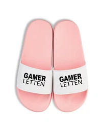 Herren Damen Badelatschen Gamer Letten Fun-Print lustig Geschenk Badeschuh mit witzigen Aufdruck fr Mnner und Frauen Statement