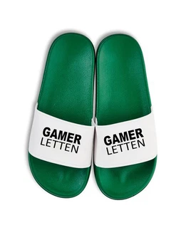 Youth Designz Herren Damen Badelatschen Gamer Letten Dunkelgrün/Grün Youth Designz Herren Damen Badelatschen Gamer Letten Dunkelgrün/Grün