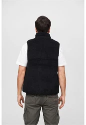 Brandit Steppweste Teddyfleece Vest Men Schwarz