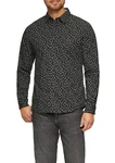 s.Oliver Hemd Langarm mit All-Over Muster Schwarz/Rosa/Grau/Rot/Grün/Lila/Braun