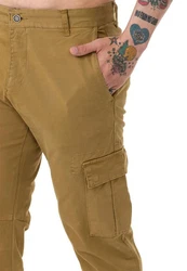 RedBridge Chinohose Herren Cargo Basic Camel