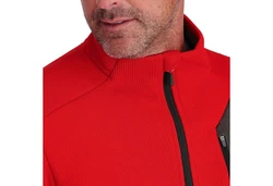 Spyder Stehkragenpullover Bandit Half Zip Rot/Dunkelrot