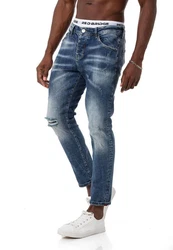 RedBridge Slim-fit-Jeans Hose Straight Leg Denim Pants Blau