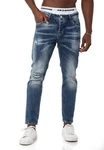 RedBridge Slim-fit-Jeans Hose Straight Leg Denim Pants Blau/Hellblau