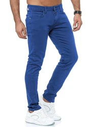 Red Bridge Herren Jeans Hose Slim-Fit Röhrenjeans Denim Colored Blau