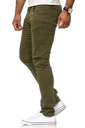Red Bridge Herren Jeans Hose Slim-Fit Röhrenjeans Denim Colored Khaki