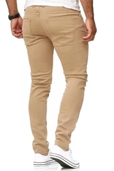 Red Bridge Herren Jeans Hose Slim-Fit Röhrenjeans Denim Colored Khaki/Beige/Braun