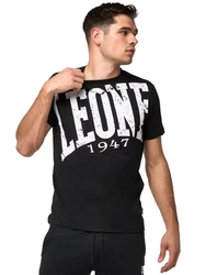 LEONE 1947 T-Shirt BOXE Schwarz/Braun/Dunkelrot/Rot
