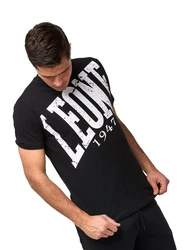 LEONE 1947 T-Shirt BOXE Schwarz/Braun/Dunkelrot/Rot