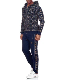 Jeanshemd Red Bridge Herren Jogginganzug Sweat Suit Set Jacke Hose
