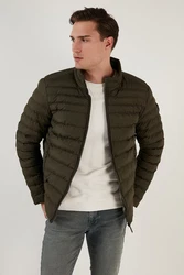 Buratti Winterjacke Slim Fit Dunkelgrün/Khaki