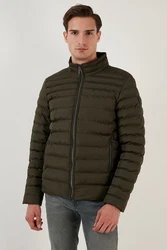 Buratti Winterjacke Slim Fit Dunkelgrün/Khaki