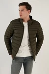 Buratti Winterjacke Slim Fit Dunkelgrün/Khaki