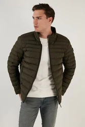 Buratti Winterjacke Slim Fit Dunkelgrün/Khaki