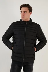 Buratti Winterjacke Slim Fit Schwarz