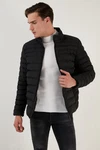 Buratti Winterjacke Slim Fit Schwarz