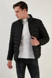 Buratti Winterjacke Slim Fit Schwarz