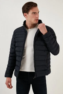 Buratti Winterjacke Slim Fit Schwarz/Dunkelblau/Hellblau Buratti Winterjacke Slim Fit Schwarz/Dunkelblau/Hellblau