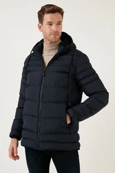 Buratti Winterjacke Slim Fit Dunkelblau/Hellblau/Blau/Schwarz